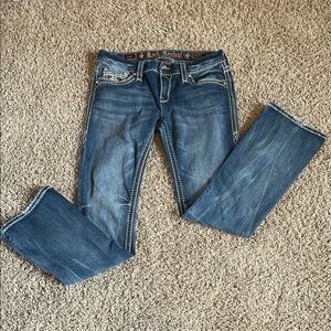 Rock Revival Blue Boot Cut Jeans Classic Style